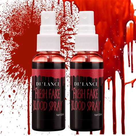 fake blood clothing spray - spirit halloween spray blood.